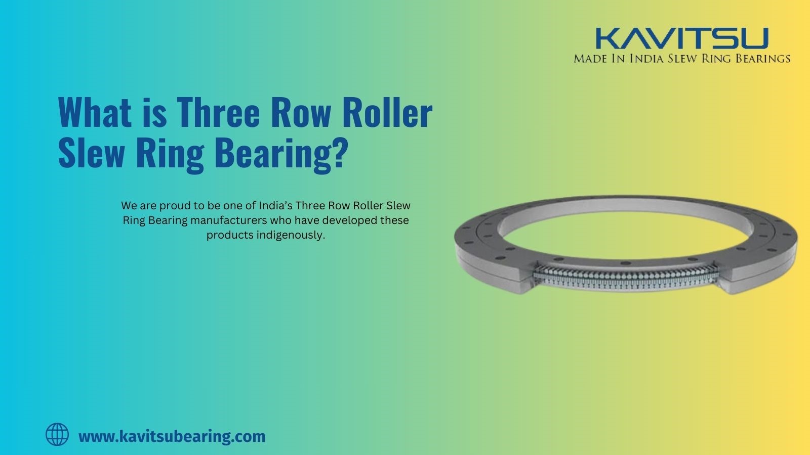 Three Row Roller Slew Ring Bearing